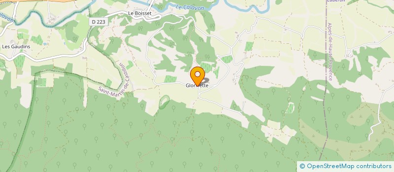 localisation de l'entreprise MONSIEUR HUGO SARRAZIN  SAINT-MARTIN-DE-CASTILLON