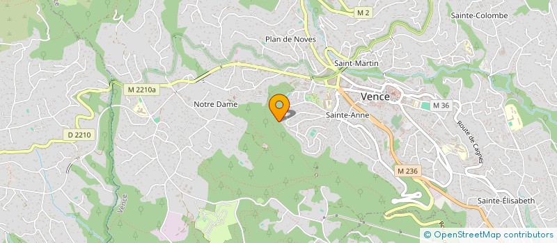 localisation de l'entreprise MONSIEUR HUGO SATURNI à VENCE