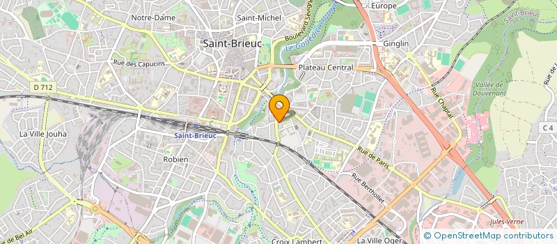 localisation de l'entreprise MONSIEUR HUGO SAUVECANNE à SAINT-BRIEUC