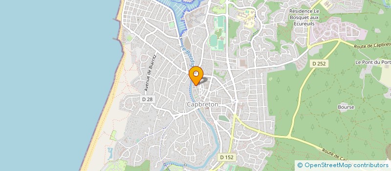 localisation de l'entreprise MONSIEUR HUGO SAVALLI à CAPBRETON
