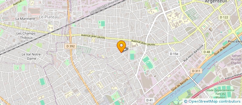 localisation de l'entreprise MONSIEUR HUGO SAVARY  ARGENTEUIL