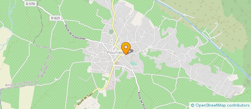 localisation de l'entreprise MONSIEUR HUGO SCARICA  POURRIERES