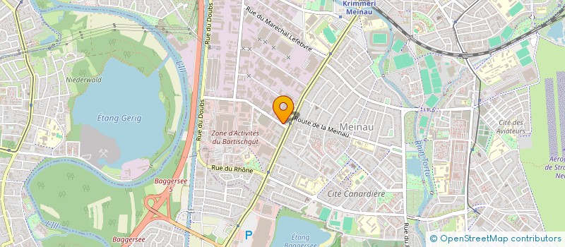 localisation de l'entreprise MONSIEUR HUGO SCHEER à STRASBOURG