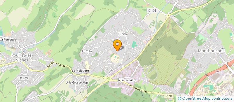 localisation de l'entreprise MONSIEUR HUGO SCHMITT  QUINGEY