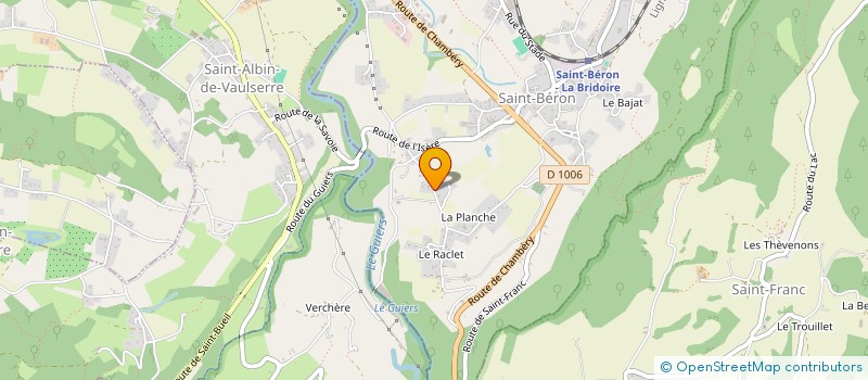 localisation de l'entreprise MONSIEUR HUGO SCIBETTA à SAINT-BERON