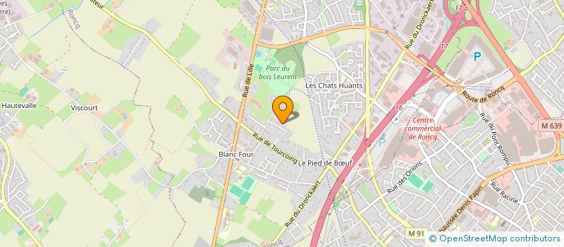 localisation de l'entreprise MONSIEUR HUGO SCREVE  RONCQ