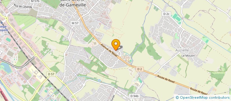 localisation de l'entreprise MONSIEUR HUGO SEBAN  SAINT-ORENS-DE-GAMEVILLE