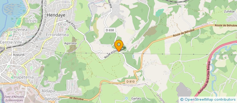 localisation de l'entreprise MONSIEUR HUGO SEGUIER à URRUGNE