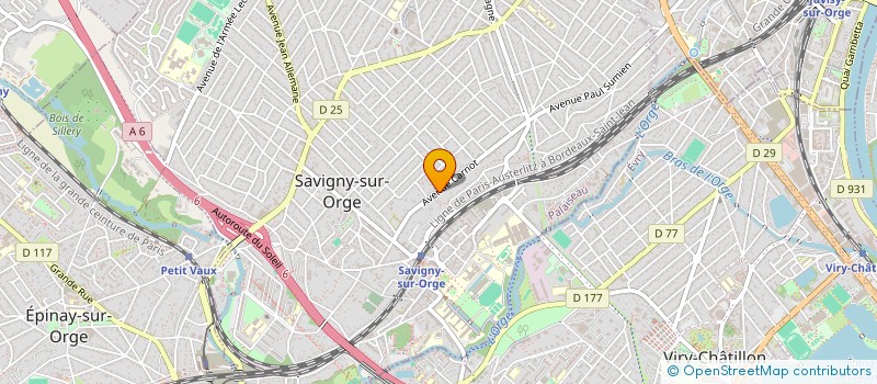 localisation de l'entreprise MONSIEUR HUGO SELLAN à SAVIGNY-SUR-ORGE