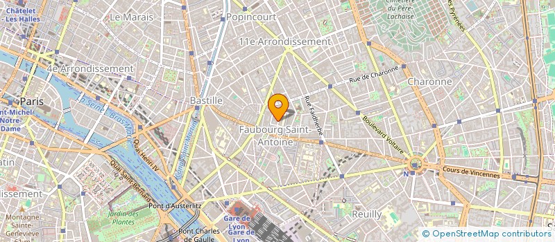 localisation de l'entreprise MONSIEUR HUGO SELLIN  PARIS