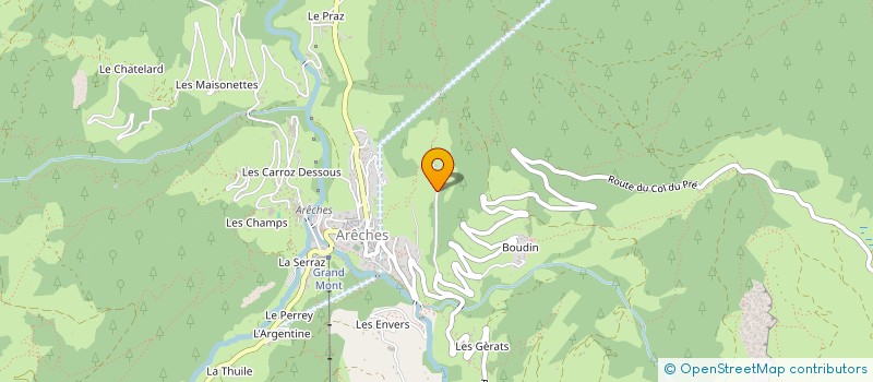 localisation de l'entreprise MONSIEUR HUGO SENEGAS  BEAUFORT