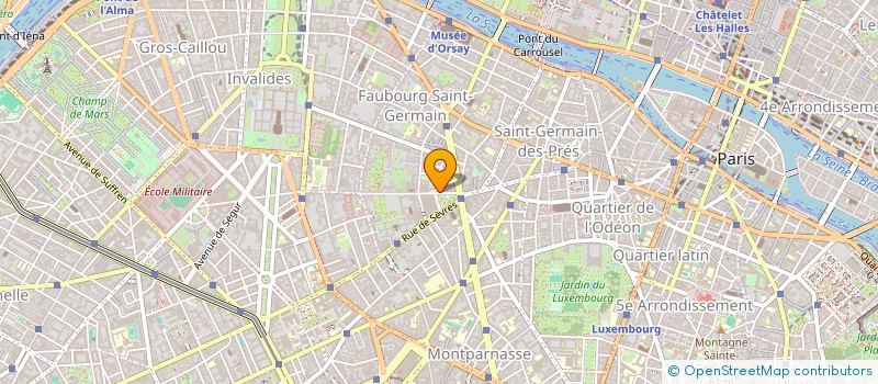 localisation de l'entreprise MONSIEUR HUGO SENGHOR  PARIS