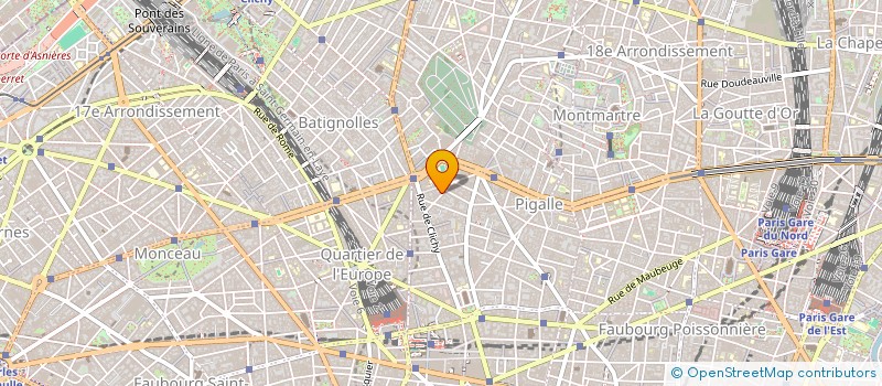 localisation de l'entreprise MONSIEUR HUGO SERGE ALAIN PERRON  PARIS