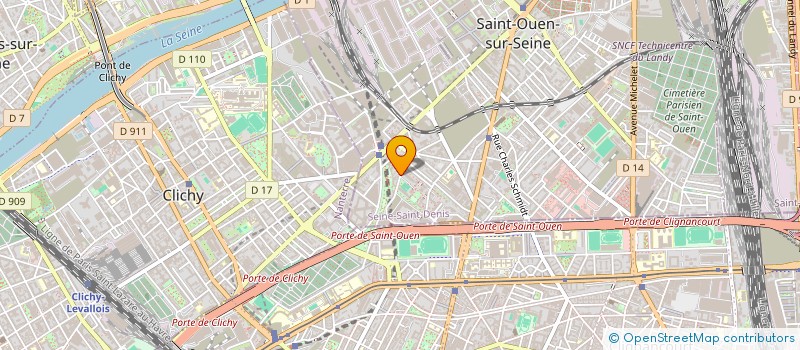 localisation de l'entreprise MONSIEUR HUGO SERGNI à SAINT-OUEN-SUR-SEINE