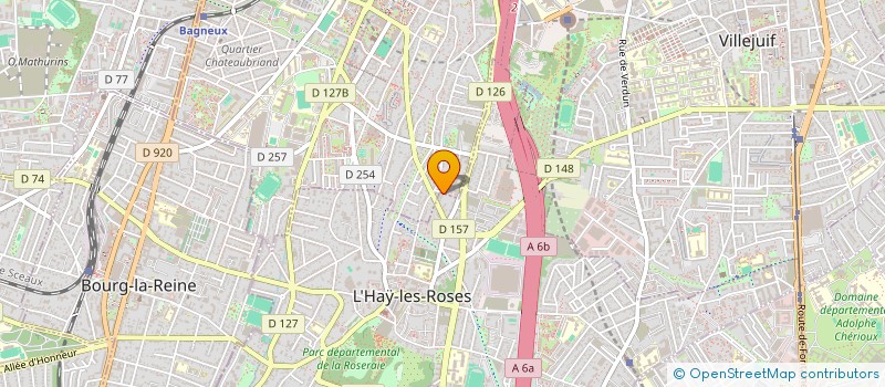 localisation de l'entreprise MONSIEUR HUGO SIBONY  CACHAN