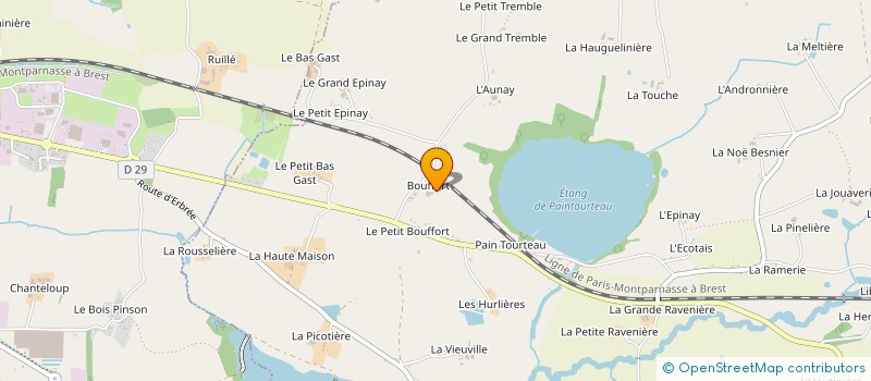 localisation de l'entreprise MONSIEUR HUGO SIMON  ERBREE