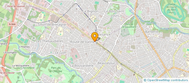 localisation de l'entreprise MONSIEUR HUGO SIMON à SAINT-HERBLAIN