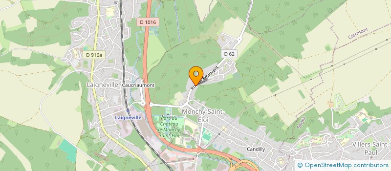 localisation de l'entreprise MONSIEUR HUGO SIX  MONCHY-SAINT-ELOI