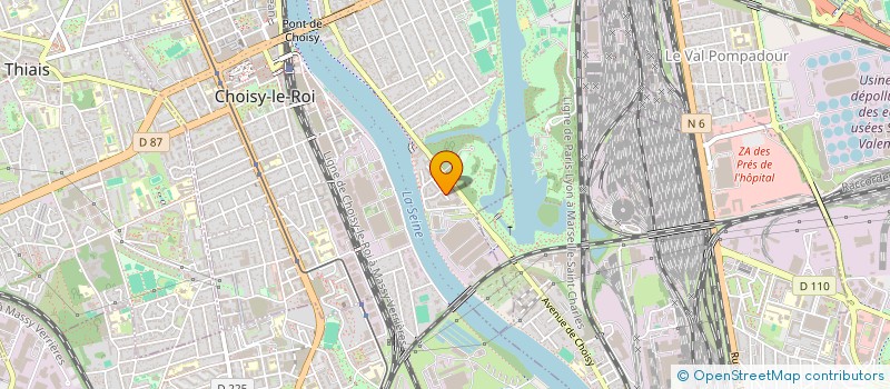 localisation de l'entreprise MONSIEUR HUGO SOARES  CHOISY-LE-ROI