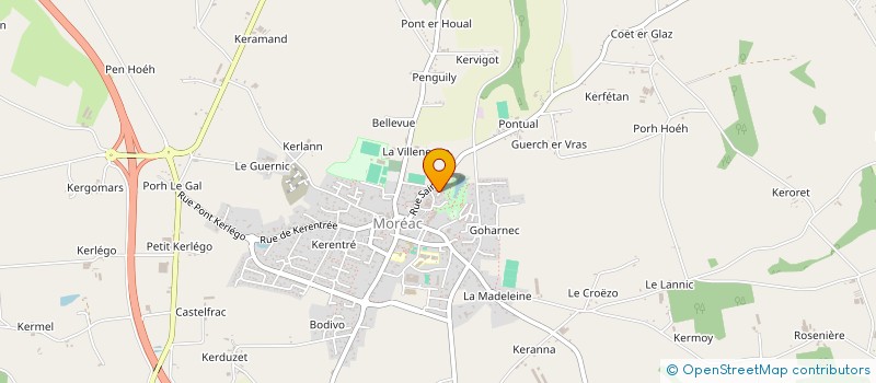 localisation de l'entreprise MONSIEUR HUGO SOUVAIRAN  MOREAC