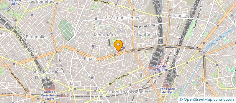 localisation de l'entreprise MONSIEUR HUGO SPINAT  PARIS