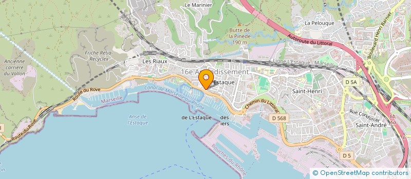 localisation de l'entreprise MONSIEUR HUGO SPINELLI  MARSEILLE
