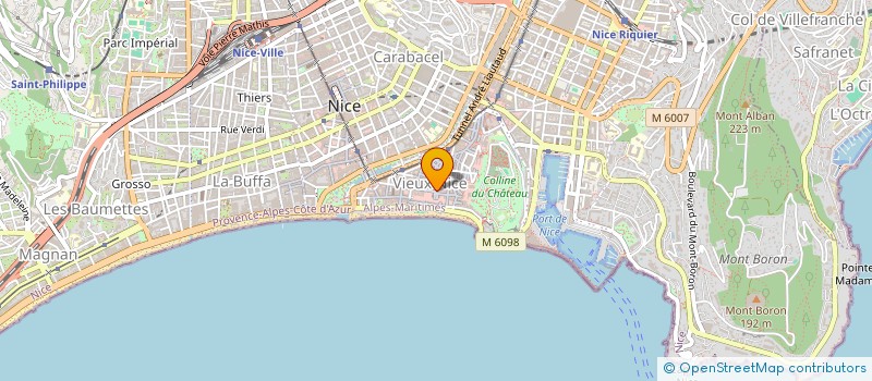 localisation de l'entreprise MONSIEUR HUGO STARACE à NICE