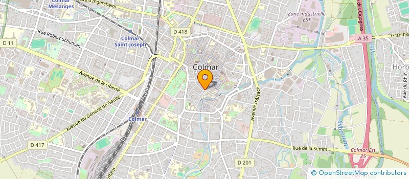 localisation de l'entreprise MONSIEUR HUGO STEMPFEL  COLMAR