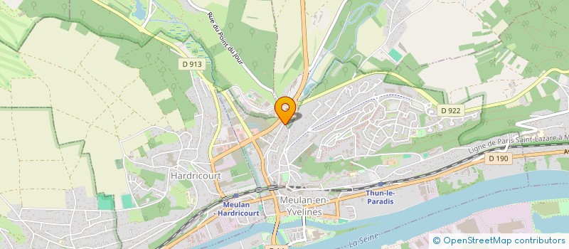 localisation de l'entreprise MONSIEUR HUGO SZTANDERA  HARDRICOURT