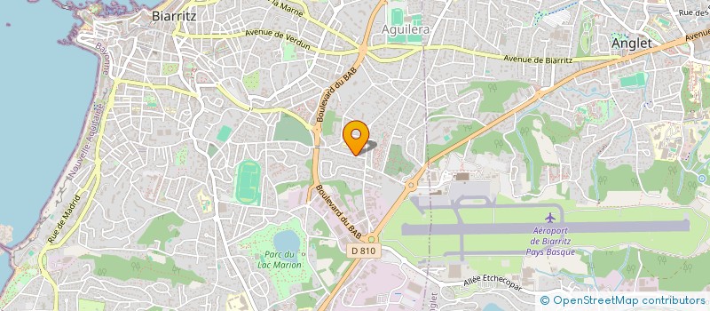 localisation de l'entreprise MONSIEUR HUGO TAFARI à BIARRITZ