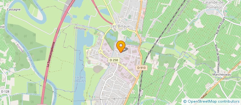 localisation de l'entreprise MONSIEUR HUGO TANGUY  LIBOURNE