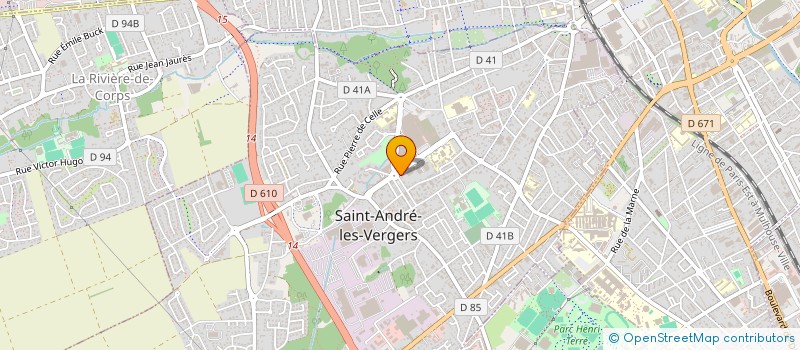 localisation de l'entreprise MONSIEUR HUGO TAPPREST  SAINT-ANDRE-LES-VERGERS