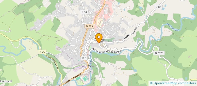 localisation de l'entreprise MONSIEUR HUGO TARBOURIECH  NONTRON