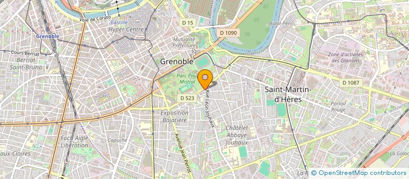 localisation de l'entreprise MONSIEUR HUGO TARDIEU à GRENOBLE