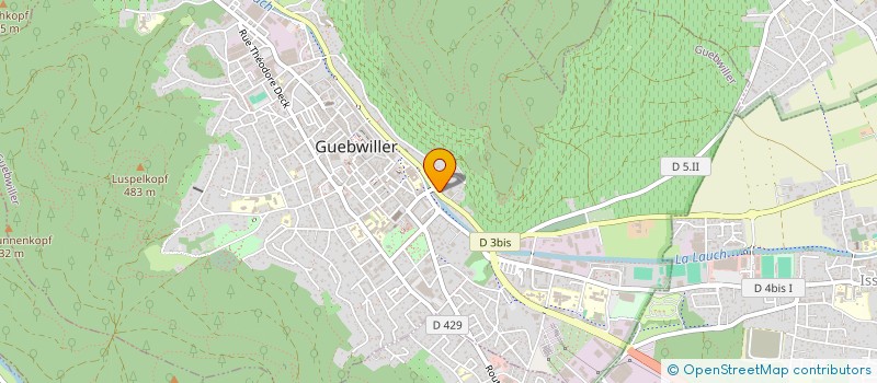 localisation de l'entreprise MONSIEUR HUGO TARDINO  GUEBWILLER