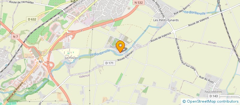 localisation de l'entreprise MONSIEUR HUGO TARDY à SAINT-MARCEL-LES-VALENCE