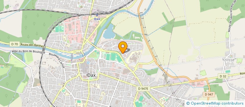 localisation de l'entreprise MONSIEUR HUGO TASTET  DAX