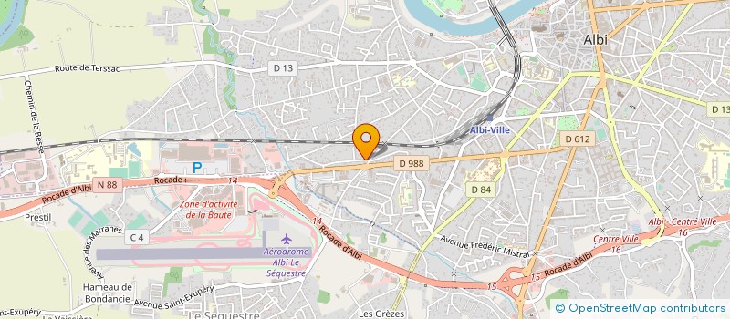 localisation de l'entreprise MONSIEUR HUGO TAURAND  ALBI