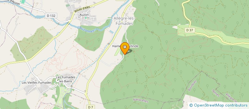 localisation de l'entreprise MONSIEUR HUGO TAURINYA  ALLEGRE-LES-FUMADES