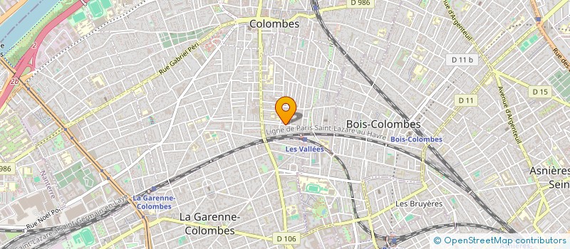 localisation de l'entreprise MONSIEUR HUGO TEIXEIRA à COLOMBES