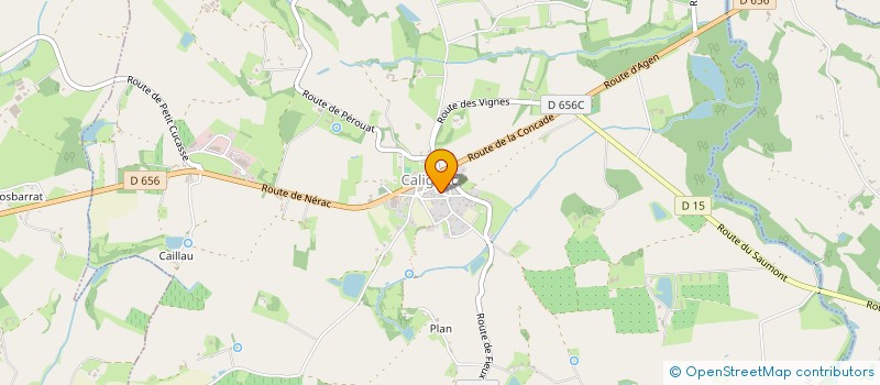 localisation de l'entreprise MONSIEUR HUGO TEIXEIRA MENDES  NERAC