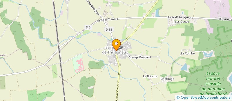 localisation de l'entreprise MONSIEUR HUGO TESTA  SAINT-JEAN-DE-THURIGNEUX