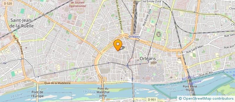 localisation de l'entreprise MONSIEUR HUGO THAUVIN à ORLEANS