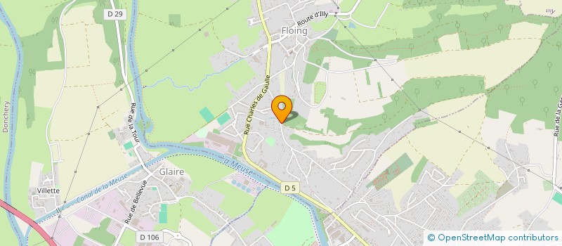 localisation de l'entreprise MONSIEUR HUGO THIEBAUT  FLOING