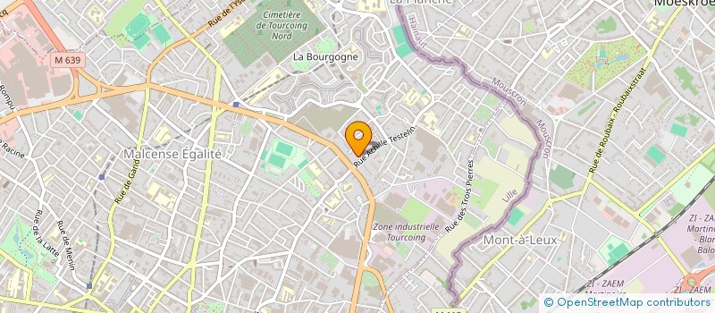 localisation de l'entreprise MONSIEUR HUGO TINOT  TOURCOING