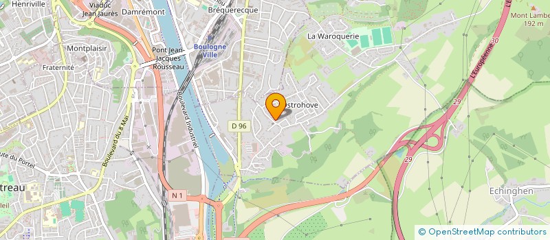 localisation de l'entreprise MONSIEUR HUGO TINTILLIER  SAINT-MARTIN-BOULOGNE