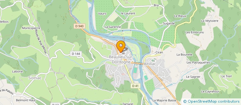 localisation de l'entreprise MONSIEUR HUGO TOCABEN  BEAULIEU-SUR-DORDOGNE