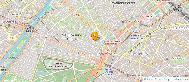 localisation de l'entreprise MONSIEUR HUGO TOCCHINI à NEUILLY-SUR-SEINE