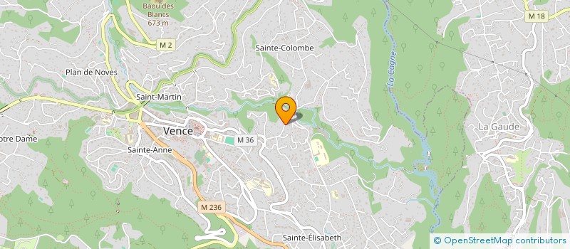 localisation de l'entreprise MONSIEUR HUGO TODESCHINI  VENCE