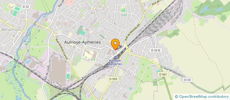 localisation de l'entreprise MONSIEUR HUGO TOFFOLO DUSSART  AULNOYE-AYMERIES